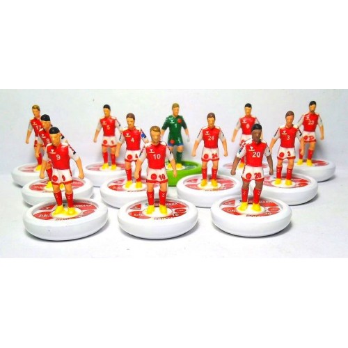 Subbuteo Andrew Table Soccer Denmark EURO 2020 National Team on WSB Professional bases